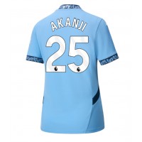 Manchester City Manuel Akanji #25 Domaci Dres za Ženska 2024-25 Kratak Rukav